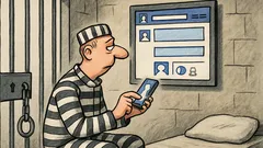 Witz: Facebook ist wie ein Gefängnis…