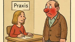 Witz: Bei Frauen bekommt er rote Rübe...