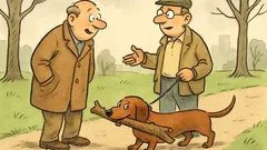 Witz: Großartig, wie Ihr Dackel apportieren kann