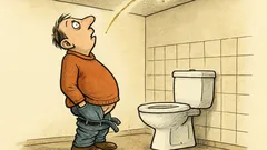 Witz: Kommt ein Deckenblickpinkler zum Arzt...