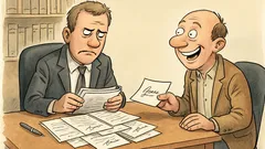 Witz: Ein Mandant sitzt dem Anwalt gegenüber