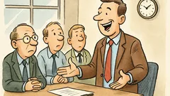 Witz: Müller prahlt: 100 Prozent bei der Arbeit…