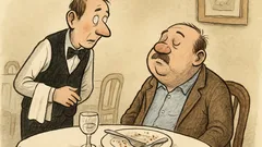 Witz: Der Kellner fragt: „Hat’s geschmeckt?“