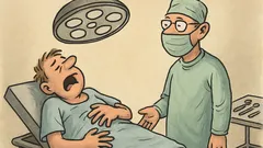 Witz: Der Kellner liegt im OP…