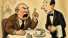 Witz: Herr Ober, das ist ja wohl...