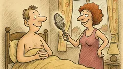 Witz: Die Fantasie des Mannes ist ihre Waffe