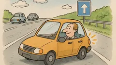 Witz: Blinker schon fünf Kilometer vorher?