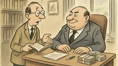 Witz: „Herr Direktor“, fragt der Buchhalter…