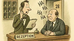 Witz: Herr Direktor, Zimmer 28 lacht…