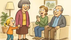 Witz: Moderne Oma kommt mit neuer Ponyfrisur vorbei