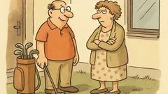 Witz: Ich habe für meine Frau Golfschläger.