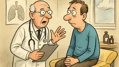 Witz: Doktor sagt: „Sie sind sterbenskrank…“