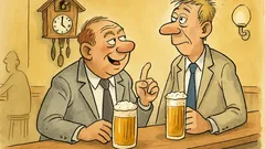 Witz: Zwei Vertreter prahlen in der Kneipe