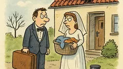 Witz: Die Ehe ist der Versuch, zu zweit