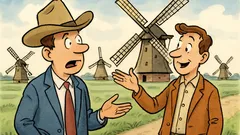 Witz: Ein Amerikaner besichtigt Holland