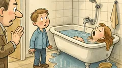 Witz: Gestern ist meine große Schwester eingeschlafen