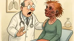 Witz: Als der Arzt ihr Gesicht sieht…