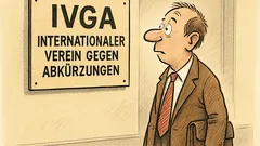 Witz: „IVGA: Internationaler Verein gegen Abkürzungen…“
