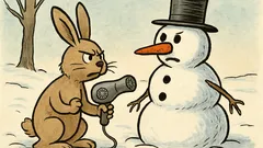 Witz: Häschen trifft Schneemann – Möhre her, oder?