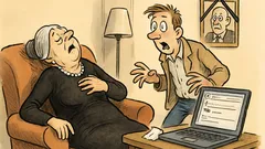 Witz: Ein Ehemann mailt aus der Südsee