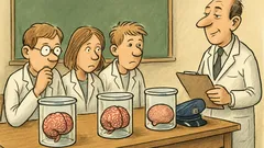 Witz: Medizinstudenten ordnen Gehirne in Prüfung