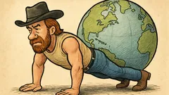 Witz: Wenn Chuck Norris Liegestütze macht …