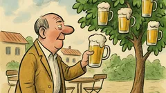 Witz: Hätte ich 'nen Biergarten… Pils pflücken?