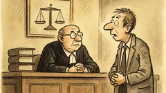 Witz: „Um richterlichen Rat, bitte“, sagt sie