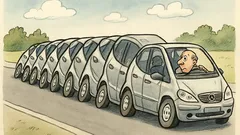 Witz: Was sind 100 A‑Klasse in Reihe?