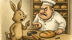 Witz: Häschen beim Bäcker: „Gib mir ein Brot…“