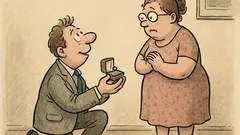 Witz: „Lisa, willst du meine Frau werden?“