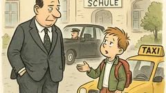 Witz: Meint der Millionär zum Sprössling…