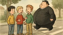 Witz: Drei Jungs treffen sich auf der Straße