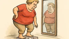 Witz: „Ach, die Waage lügt doch!“