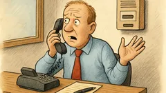 Witz: Ja, bitte? … Oh, hallo! …