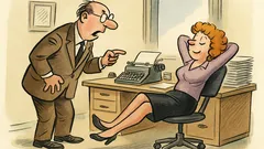 Witz: Meine neue Sekretärin muss ich entlassen