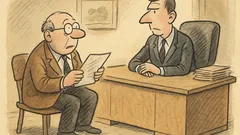 Witz: Ein Vorschuss-Nichtverlängerer kommt zur Kasse