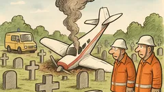 Witz: Flugzeugunglück in Emden – Cessna stürzt ab