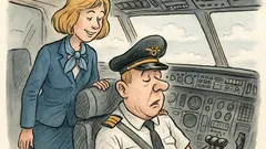 Witz: Die letzten Worte der Stewardess: