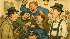 Witz: Riesige Keilerei im Dorfgasthaus…