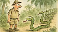 Witz: In den Tropen einer Schlange begegnen…