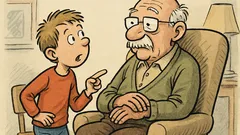 Witz: Fragt der Enkel den Opa: Warum?