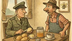 Witz: Oberstleutnant von Prittwitz fährt nach Tirol