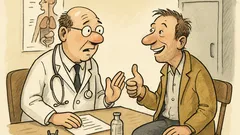 Witz: „Trinken Sie?“, fragt der Arzt den Patienten