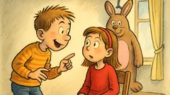 Witz: Bruder flüstert: „Weißt du was?“