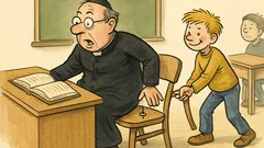 Witz: Edgar kommt aus der Schule…