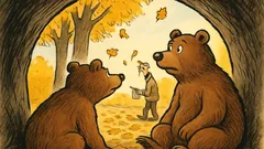 Witz: Zwei Bären sitzen in der Höhle