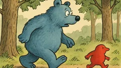 Witz: Was ist blau im Wald?