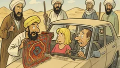 Witz: Sekretärin mit Chef auf Geschäftsreise nach Nordafrika