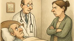 Witz: Arzt am Sterbebett: „Ihre Frau…“